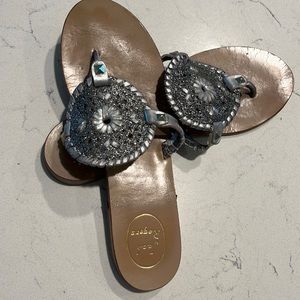 Jack Rogers leather sandals good preowned condition